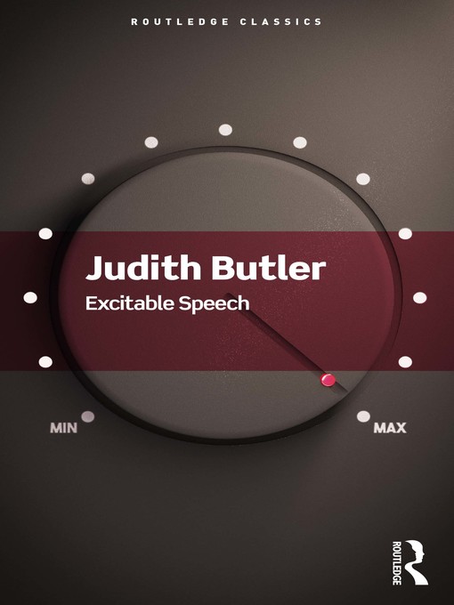 Title details for Excitable Speech by Judith Butler - Wait list